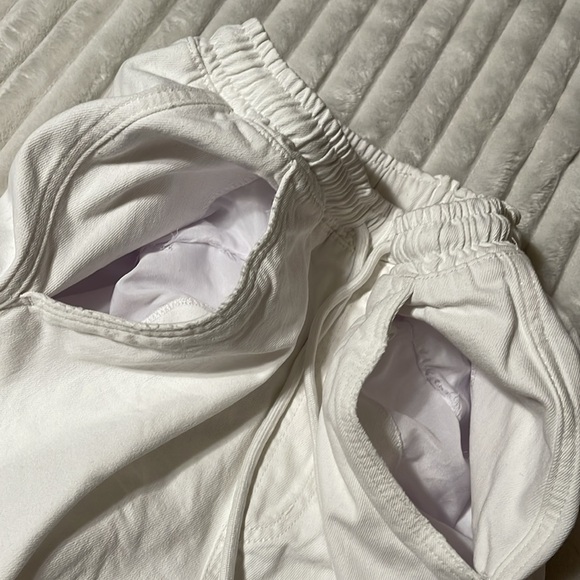 Free People White Denim Jogger | Size Small - Picture 10 of 14